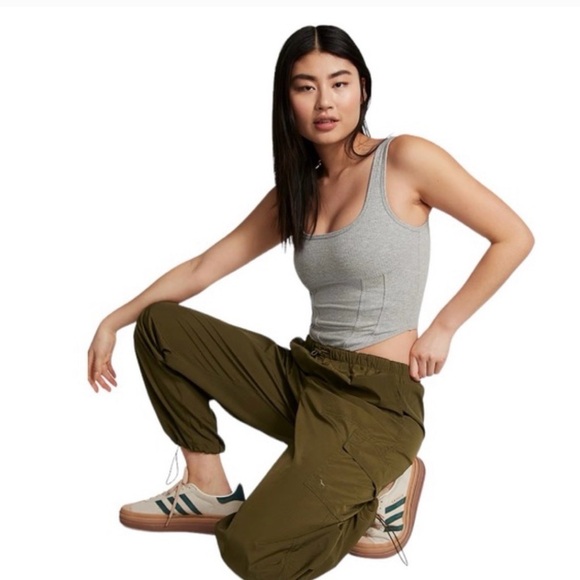 PINK Parachute Pants - Picture 2 of 3